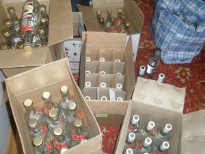 В Омске изъято 30 000 бутылок подпольного алкоголя